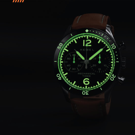 Hemel Air Defense Manual Winding Chronograph Watch