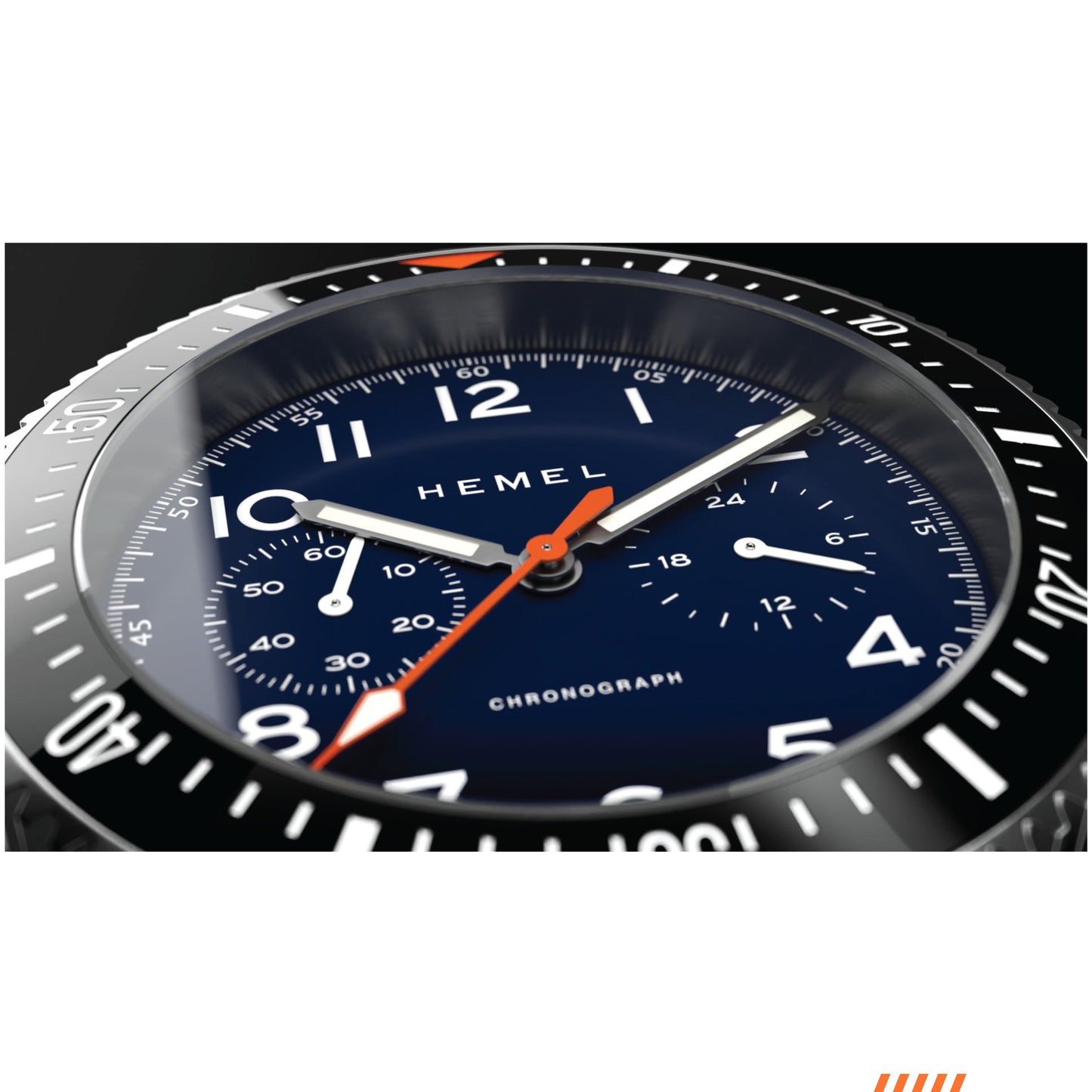 Hemel HFT20 VK64 Navy Dial MechaQuartz Hybrid Watch