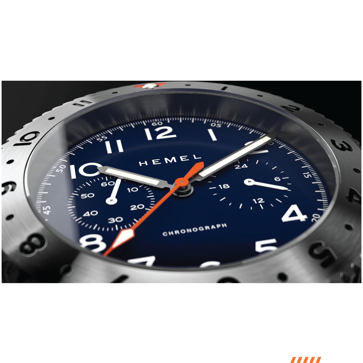 Hemel HFT20 VK64 Navy Dial MechaQuartz Hybrid Watch