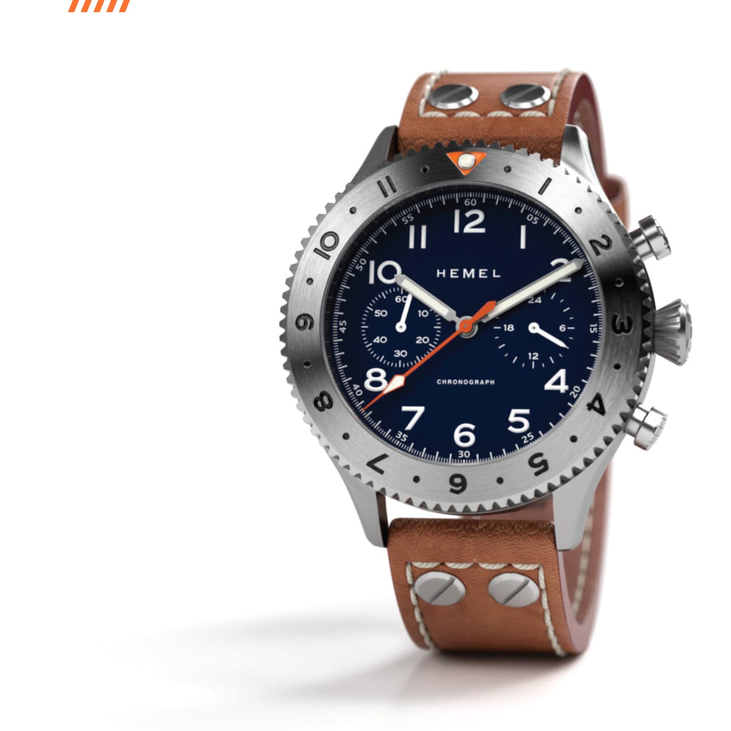 Hemel HFT20 VK64 Navy Dial MechaQuartz Hybrid Watch