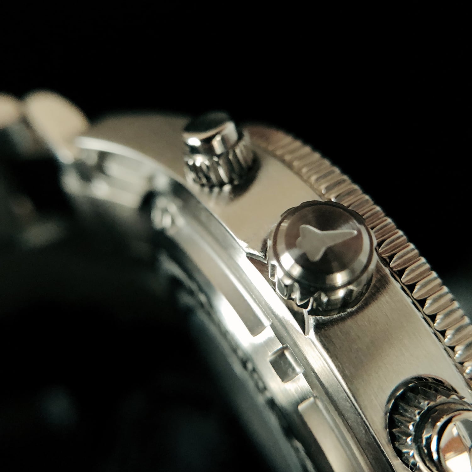 Space Shuttle Atlantis Tribute - Stainless Steel, White Dial by Bristol Aviator Watches