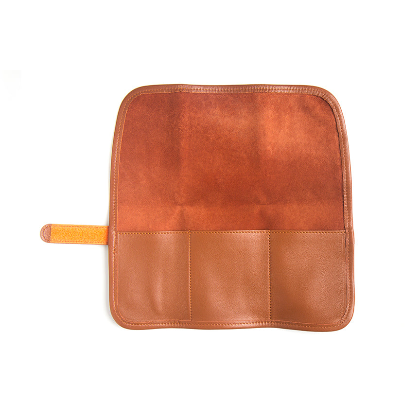 Lightweight Orange Watch Travel Roll Velcro Closure