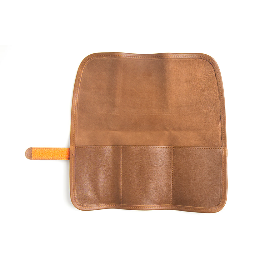 Lightweight Orange Watch Travel Roll Velcro Closure