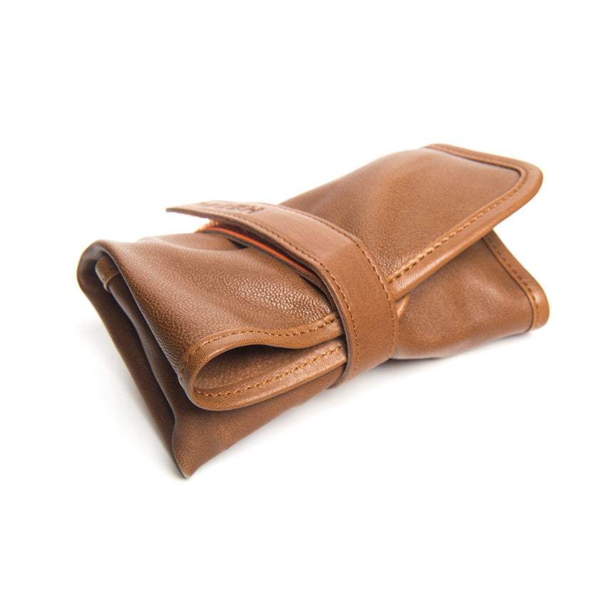 Lightweight Orange Watch Travel Roll Velcro Closure
