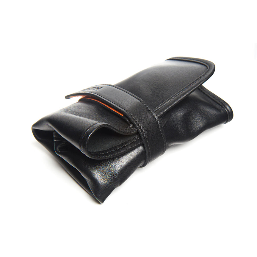 Lightweight Orange Watch Travel Roll Velcro Closure