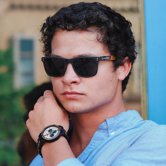 Terra Wooden Wayfinder Sunglasses | Polarized UV400 | Joycoast - Veloce - The App For Watch Collectors