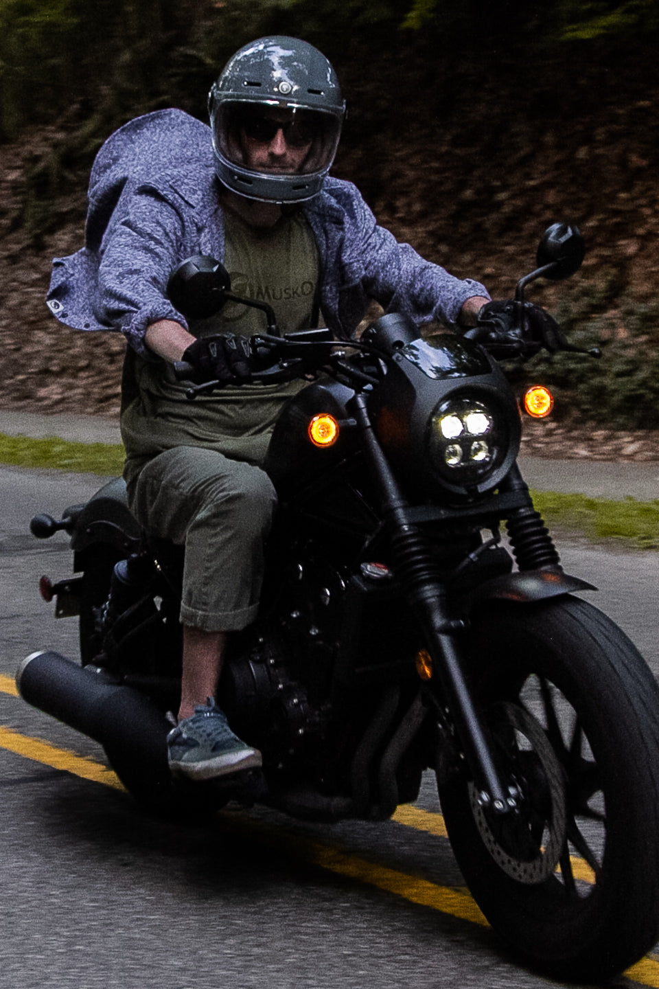 Grand Flannel Steel Grey Heavyweight Outdoor Cotton Shirt