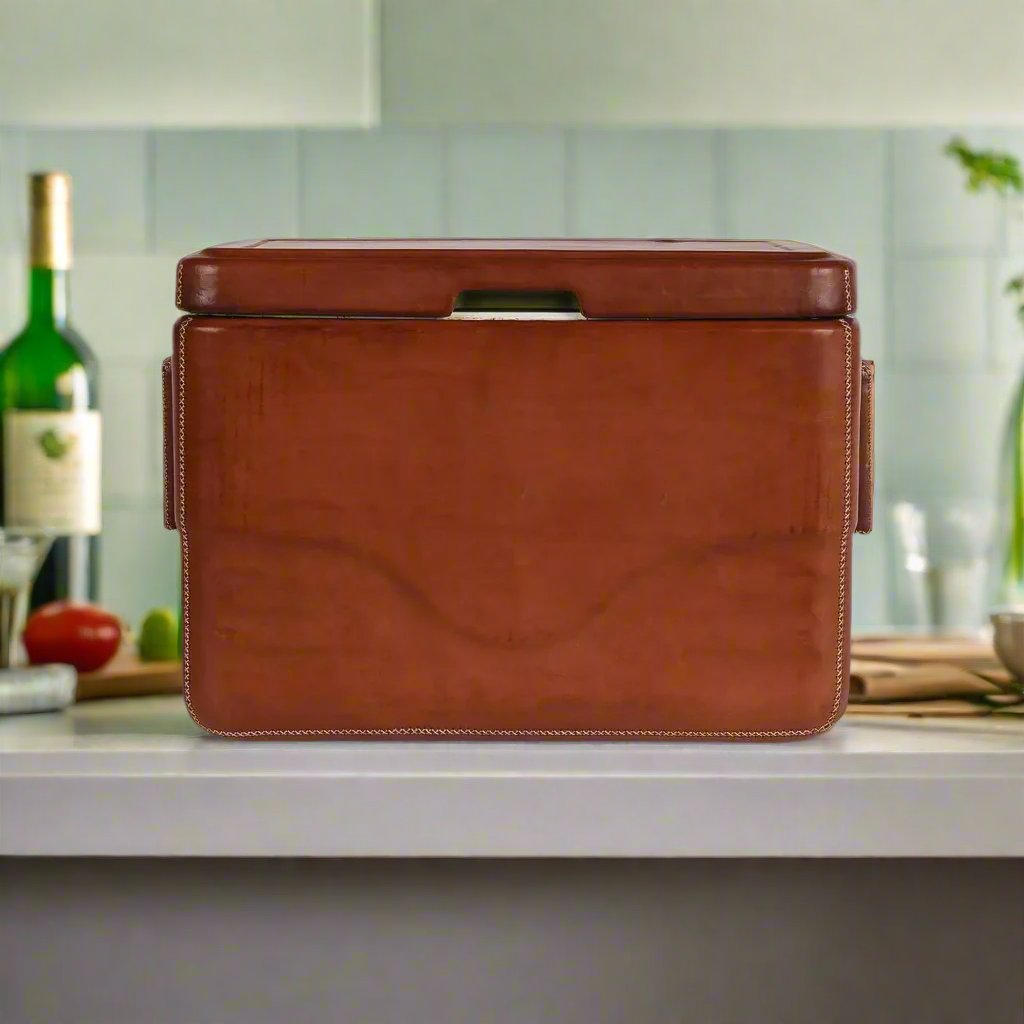 La Playa | Large Leather Cooler with Handles (27L) by Bati