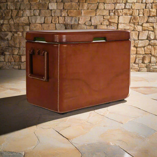La Playa | Large Leather Cooler with Handles (27L) by Bati