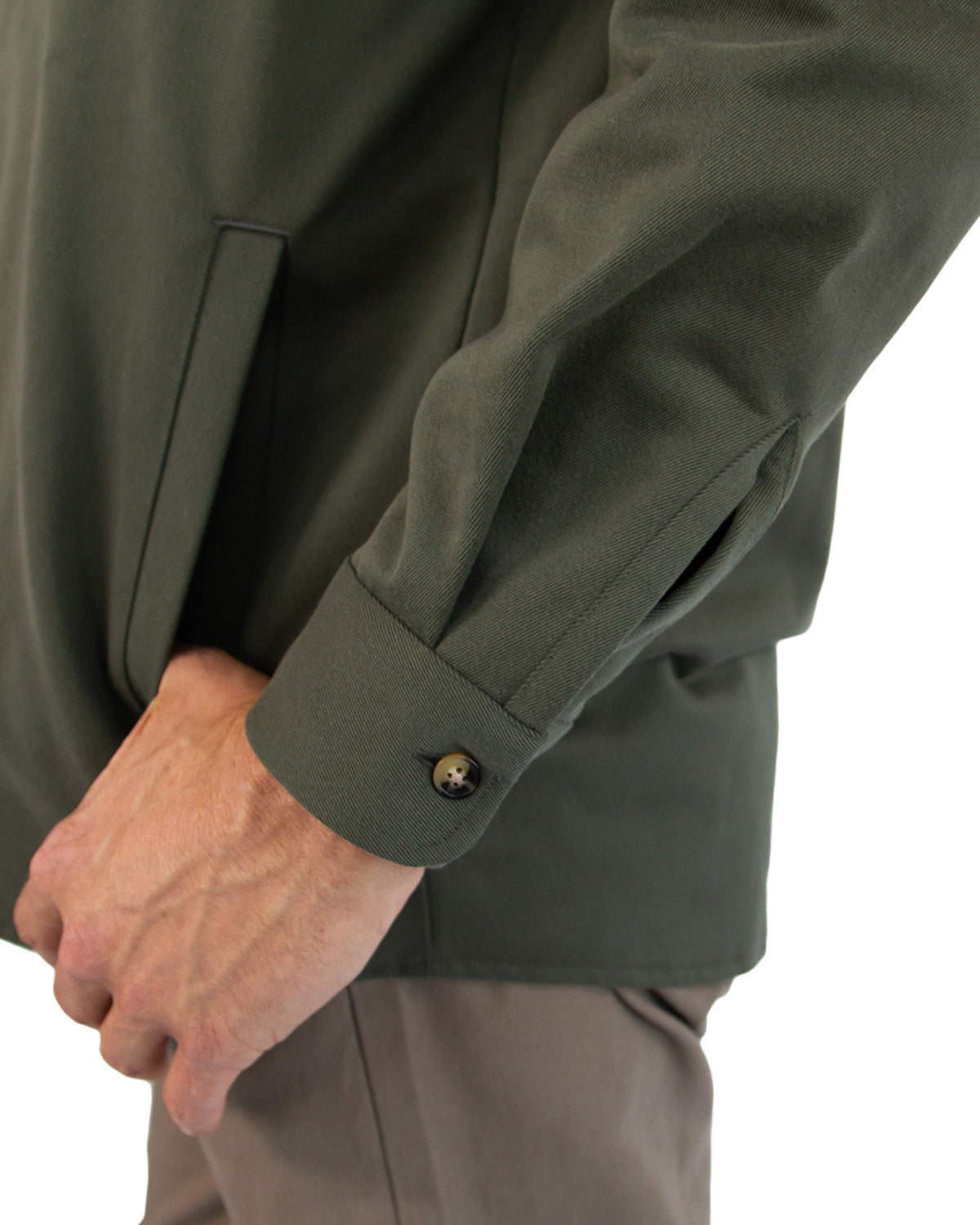 Olive Lined Yukon Flannel Shirt Jacket For Cold Weather