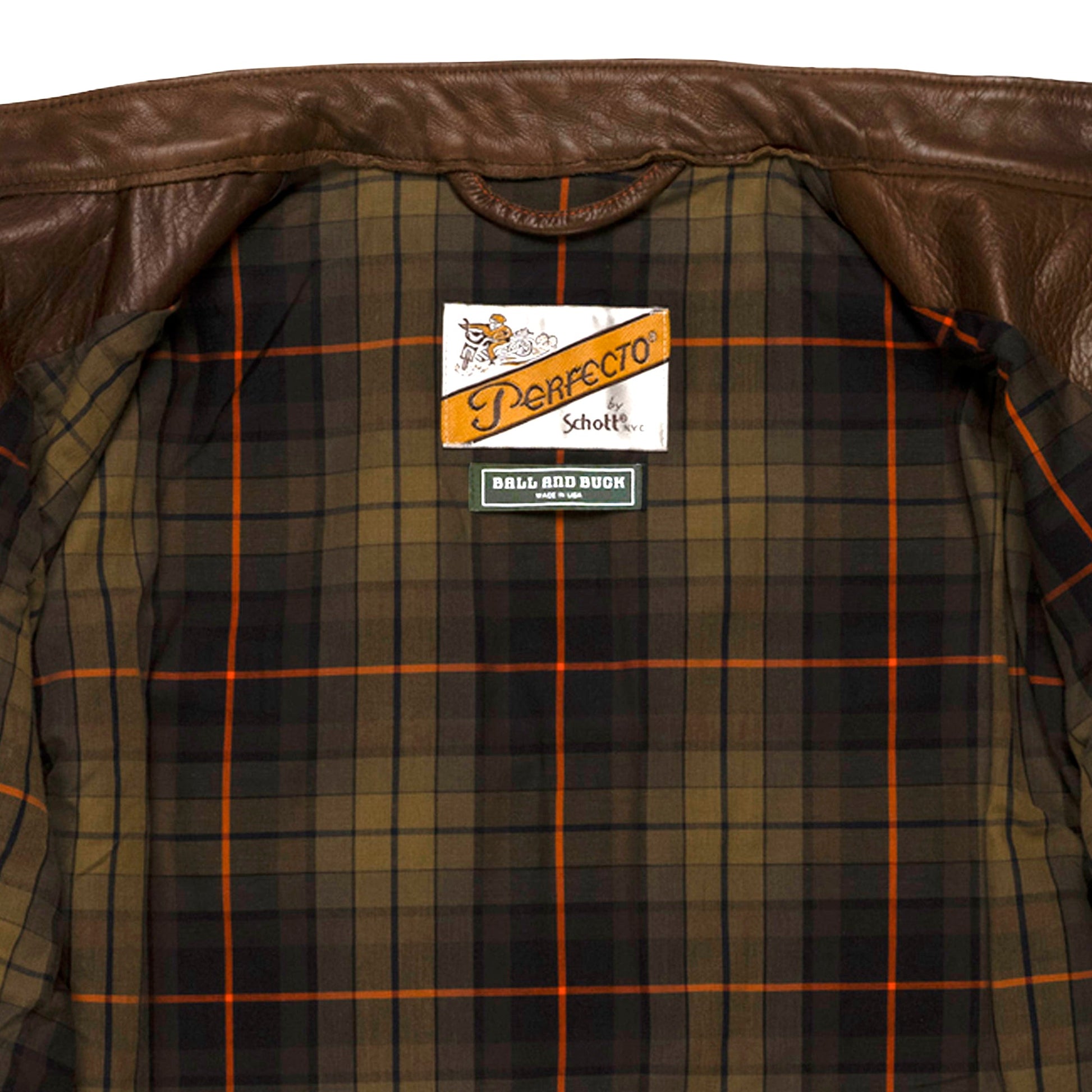 Schott x Ball and Buck Perfecto Leather Jacket by Ball and Buck