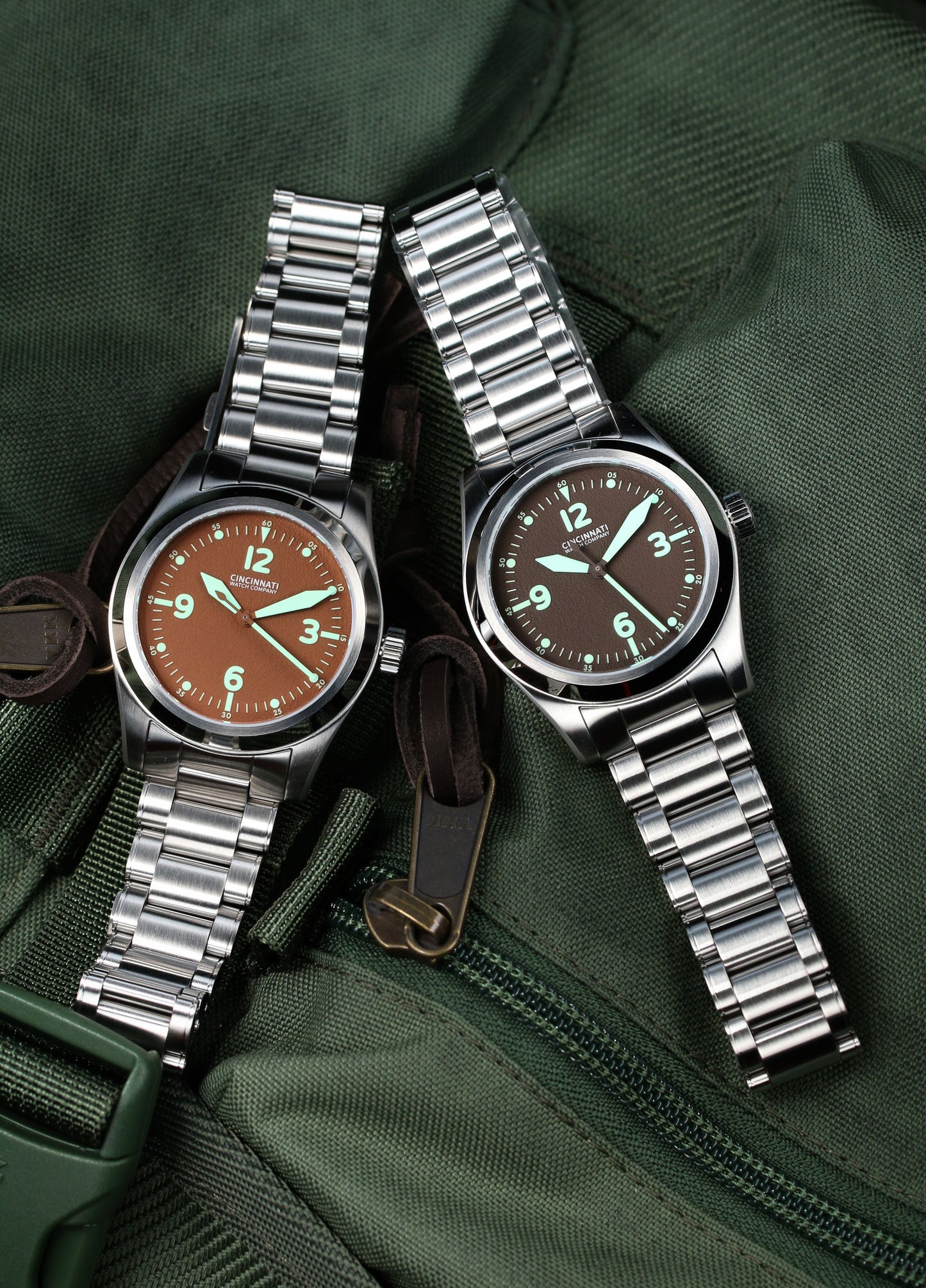 P-40 A-11 Mocha Mousse Mechanical Pilot Watch