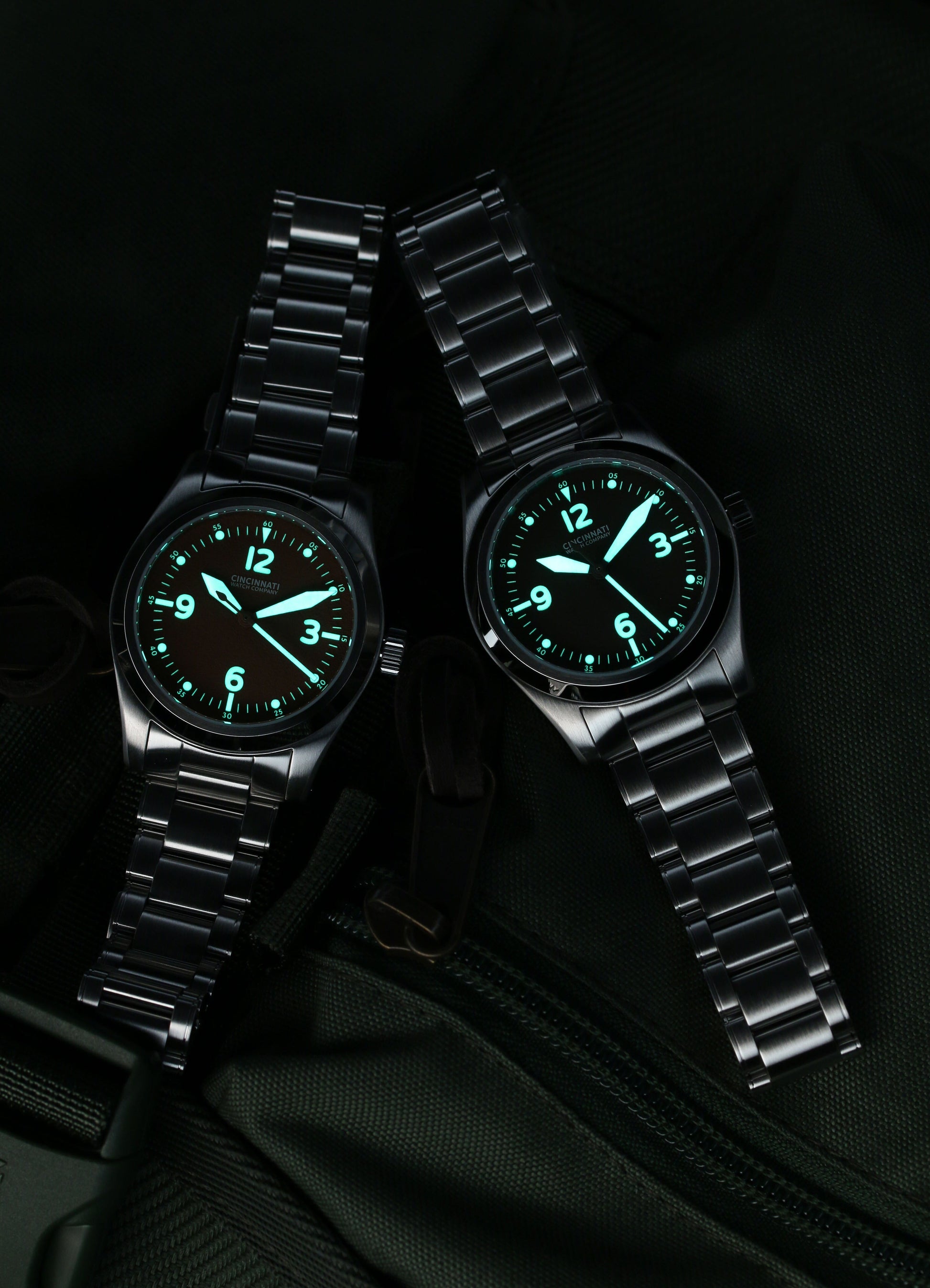 P-40 A-11 Green Mechanical Pilot Watch by Cincinnati Watch Company