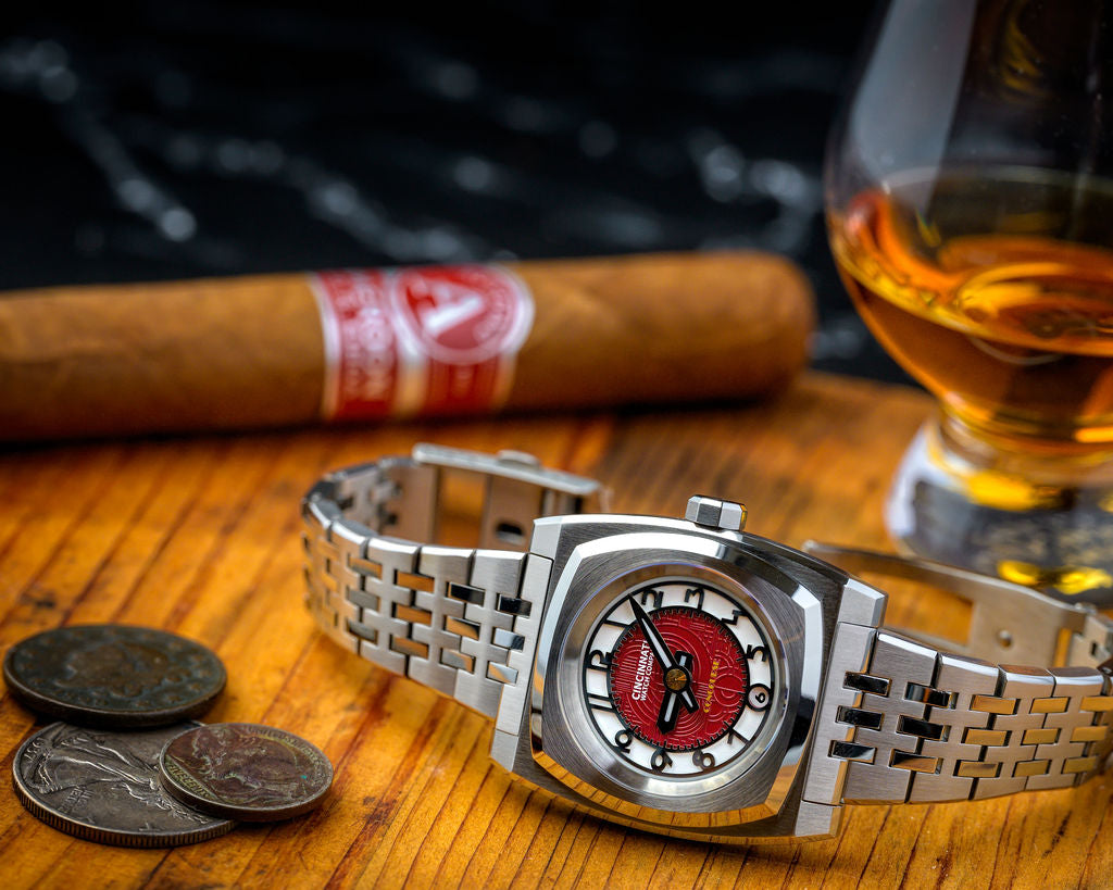 Concourse Burgundy by Cincinnati Watch Company