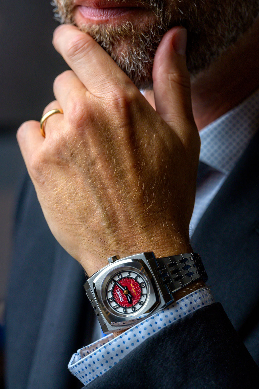 Concourse Burgundy by Cincinnati Watch Company