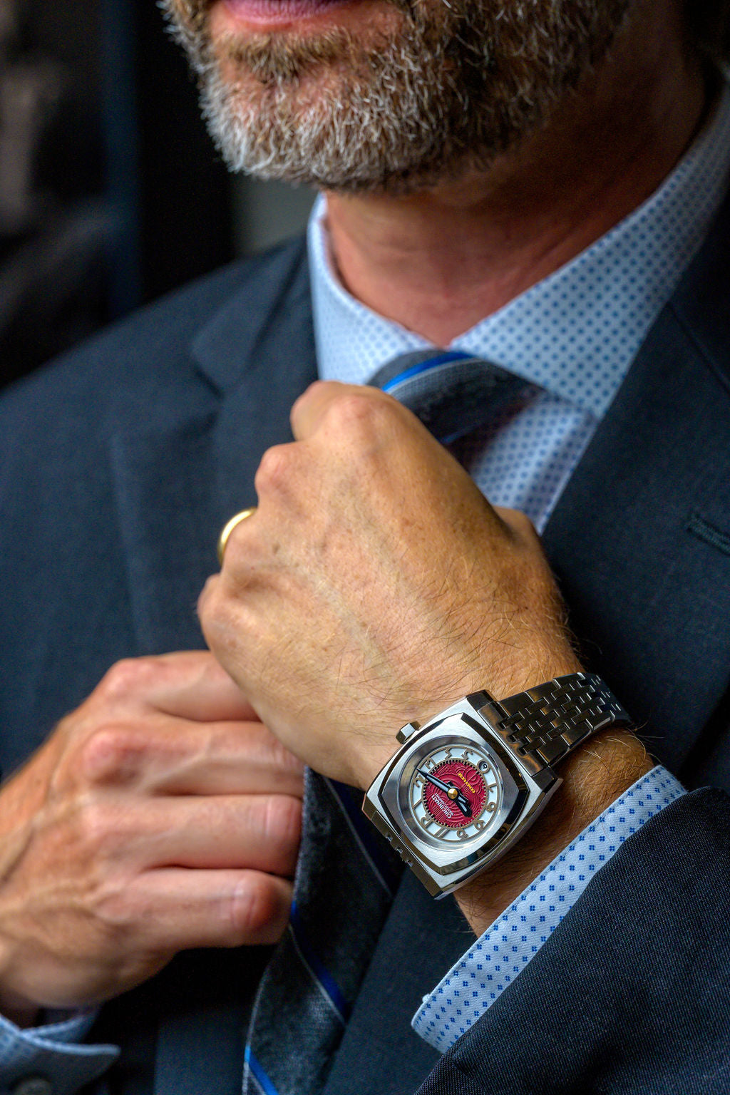 Concourse Burgundy by Cincinnati Watch Company