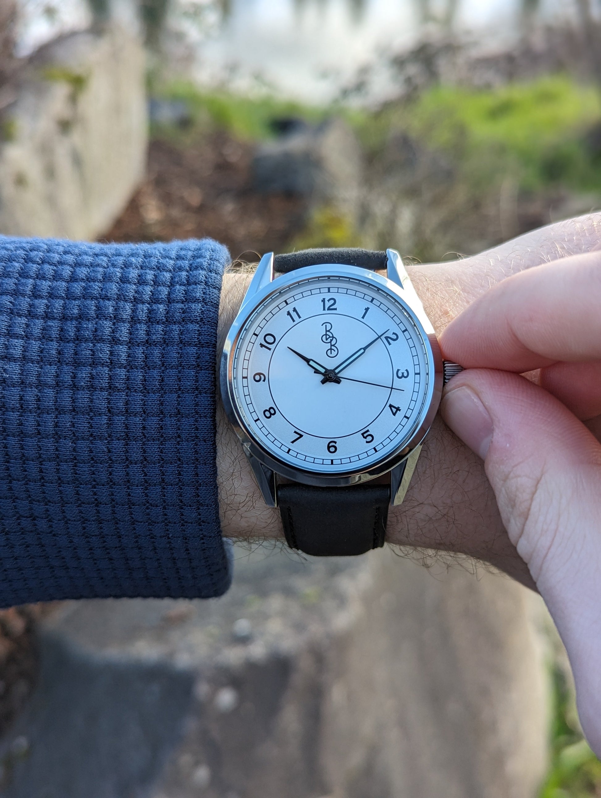 Silver Classic Watch by The Beyond Boring Watch Company