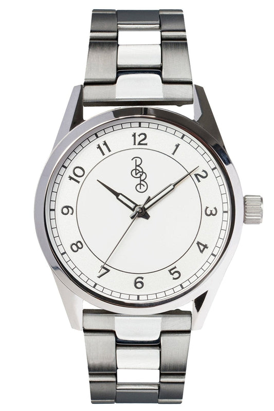 Silver Classic Watch by The Beyond Boring Watch Company