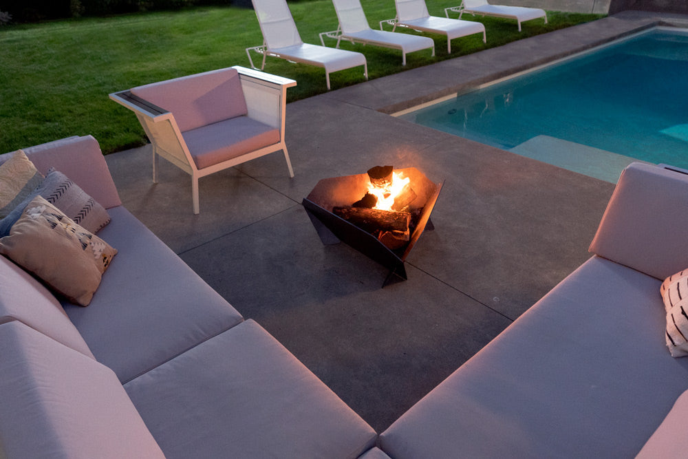 Stahl X Firepit Wood Burning Aluminum Outdoor Heater
