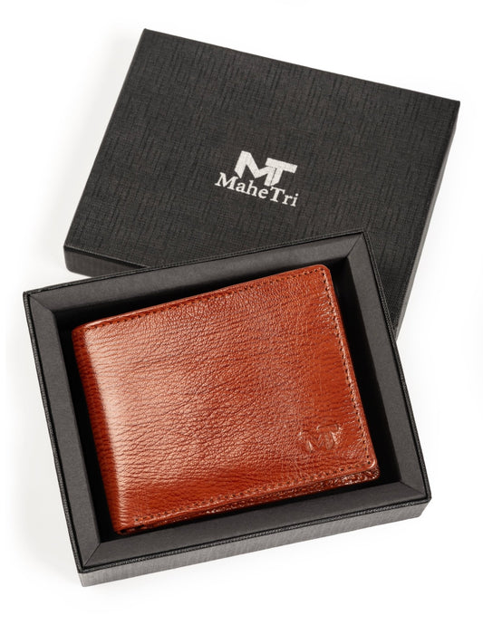 Tan Classic Men's Wallet - Veloce - The App For Watch Collectors