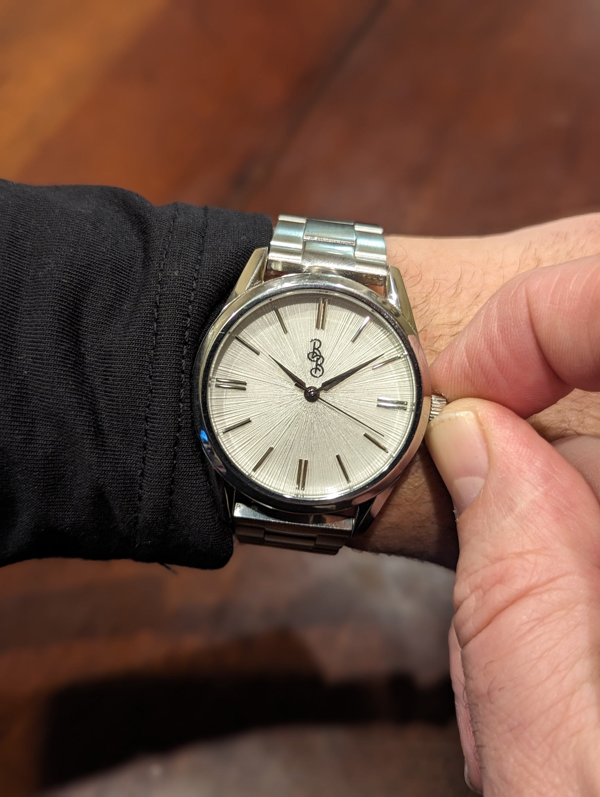 White Sunburst Watch by The Beyond Boring Watch Company