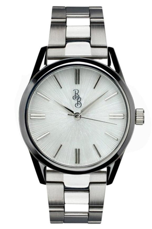 White Sunburst Watch by The Beyond Boring Watch Company