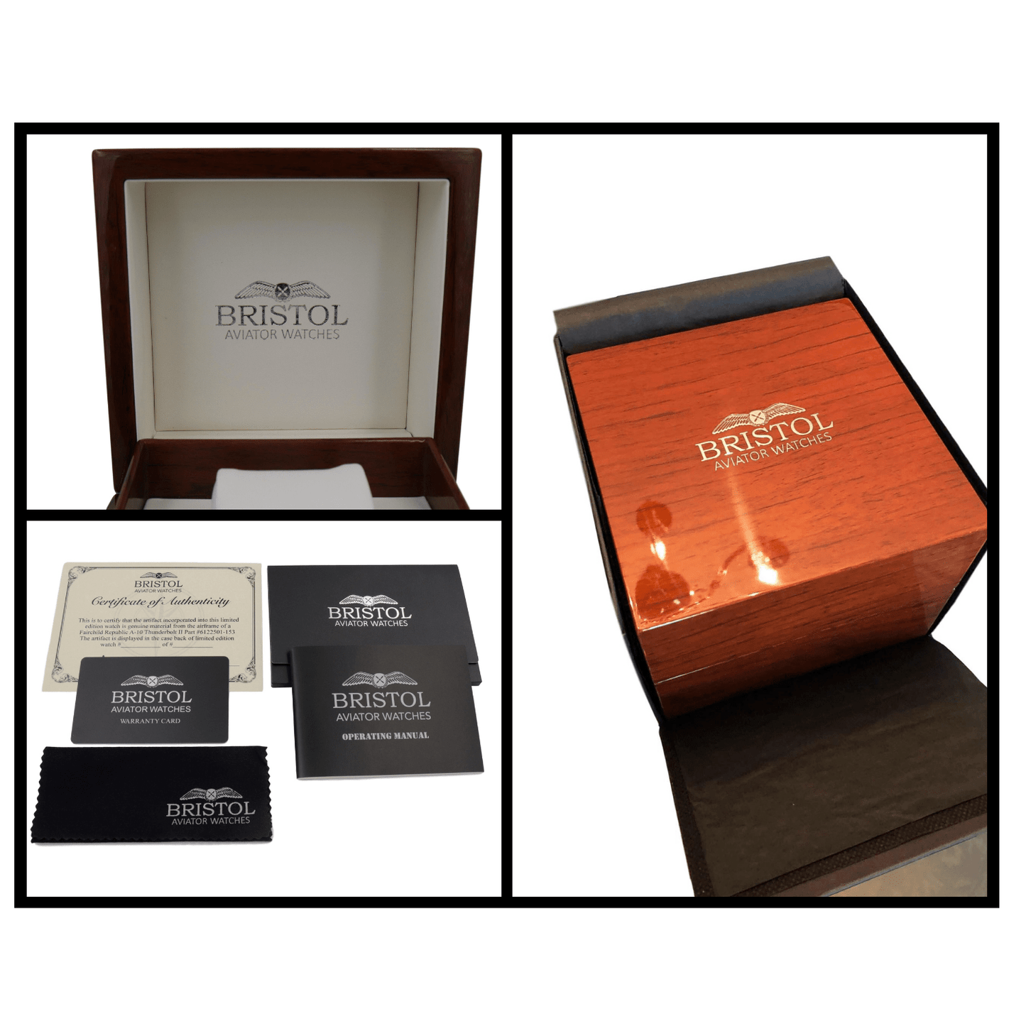 P51 Mustang Timepiece Brushed Stainless Case Brown Leather - Veloce - The App For Watch Collectors