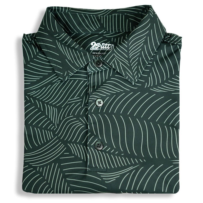 Bermuda Leaf Men's Polo by 2putt