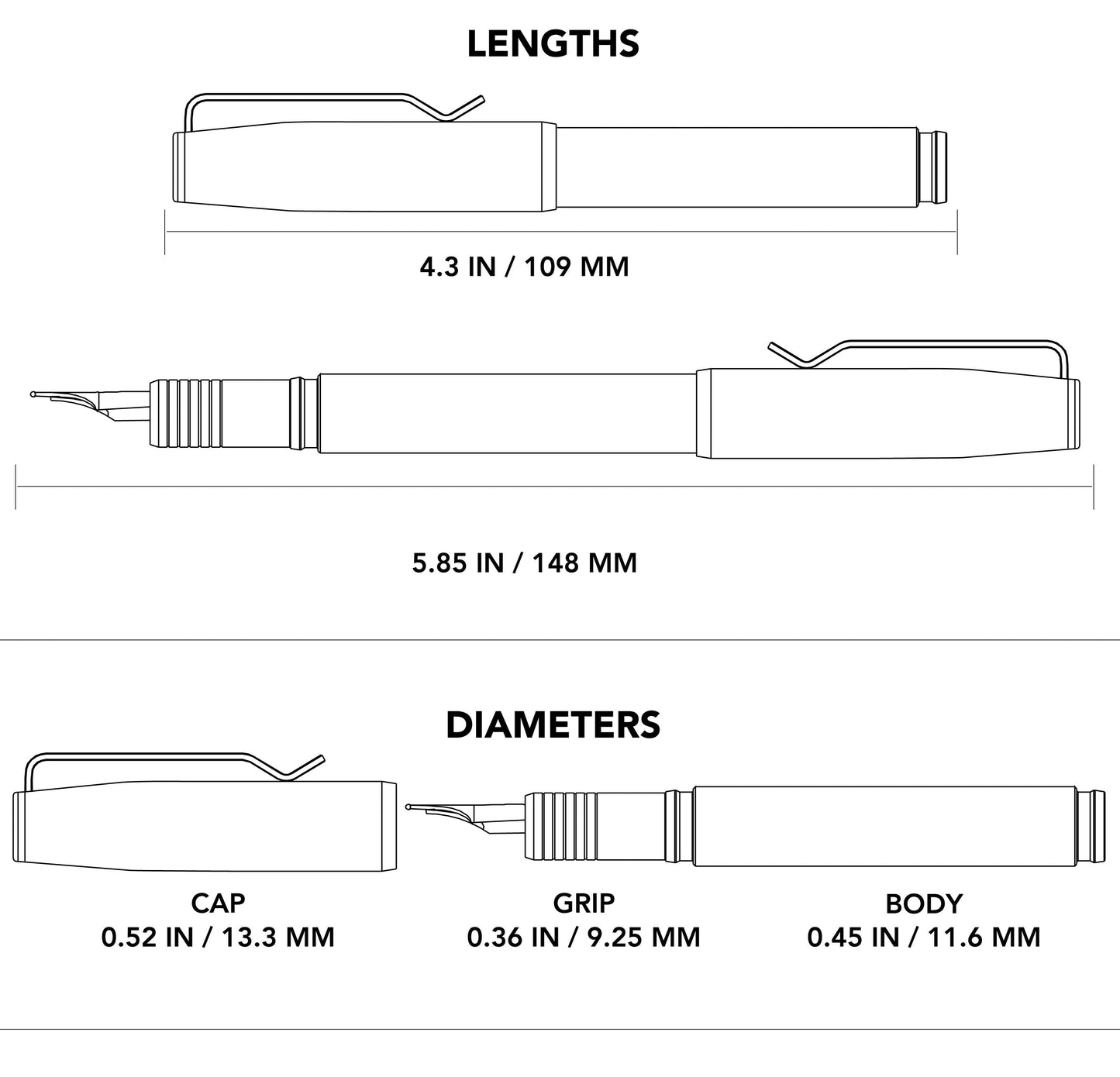 Fountain EDC Pen by Big Idea Design LLC