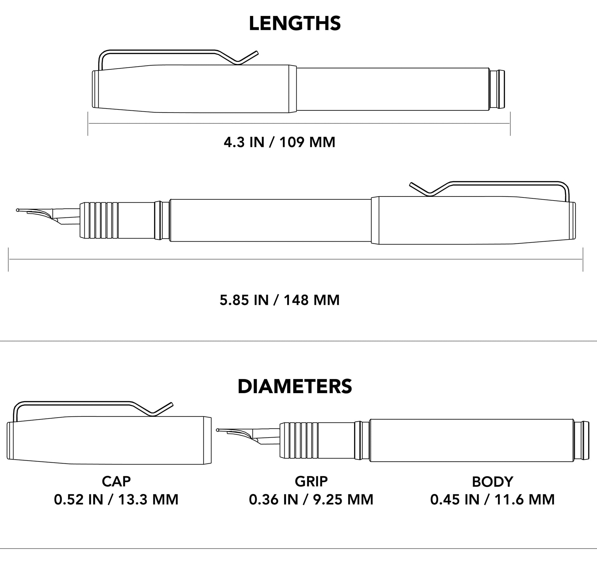 Fountain EDC Pen by Big Idea Design LLC