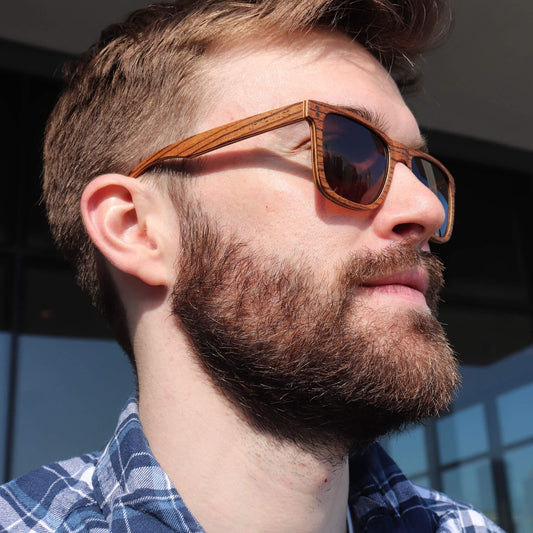 Ziggy Zebrawood Wayfinder Sunglasses | Polarized | Joycoast - Veloce - The App For Watch Collectors