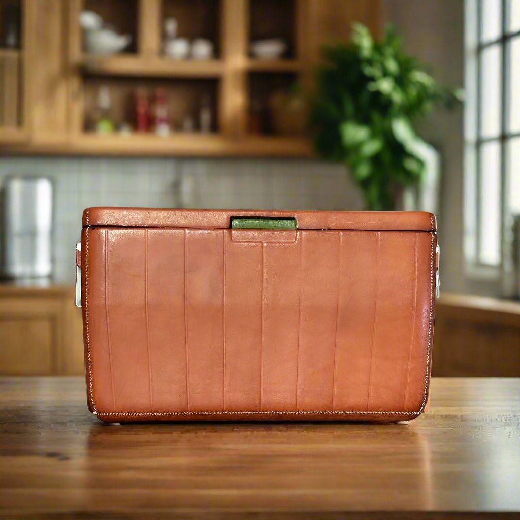 La Familia | XL Leather Cooler with Handles (46L) by Bati