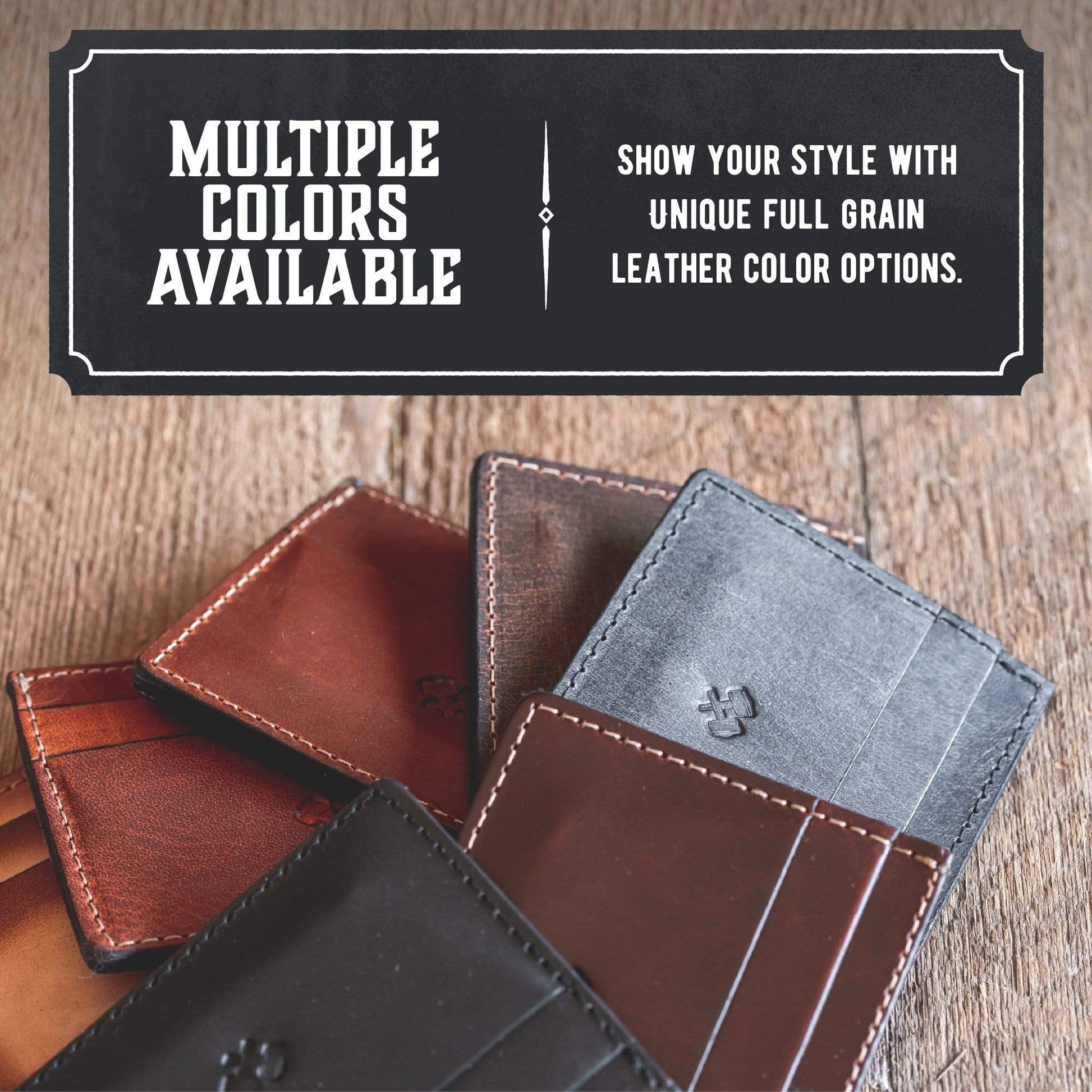 Men's Slim Front Pocket Wallet by Main Street Forge
