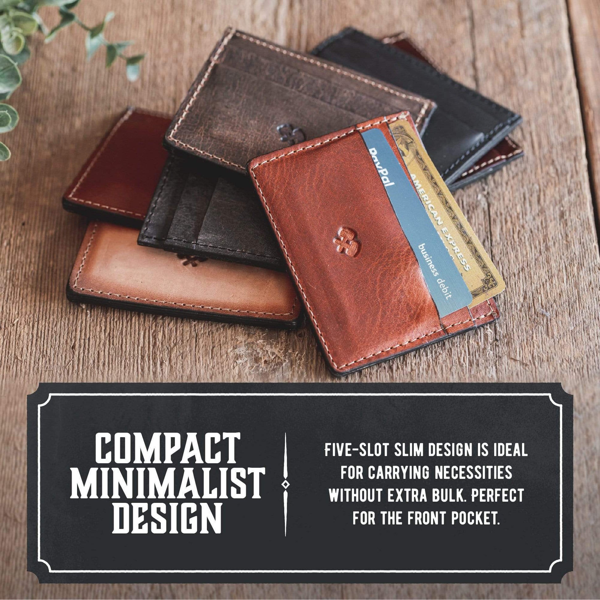 Men's Slim Front Pocket Wallet by Main Street Forge