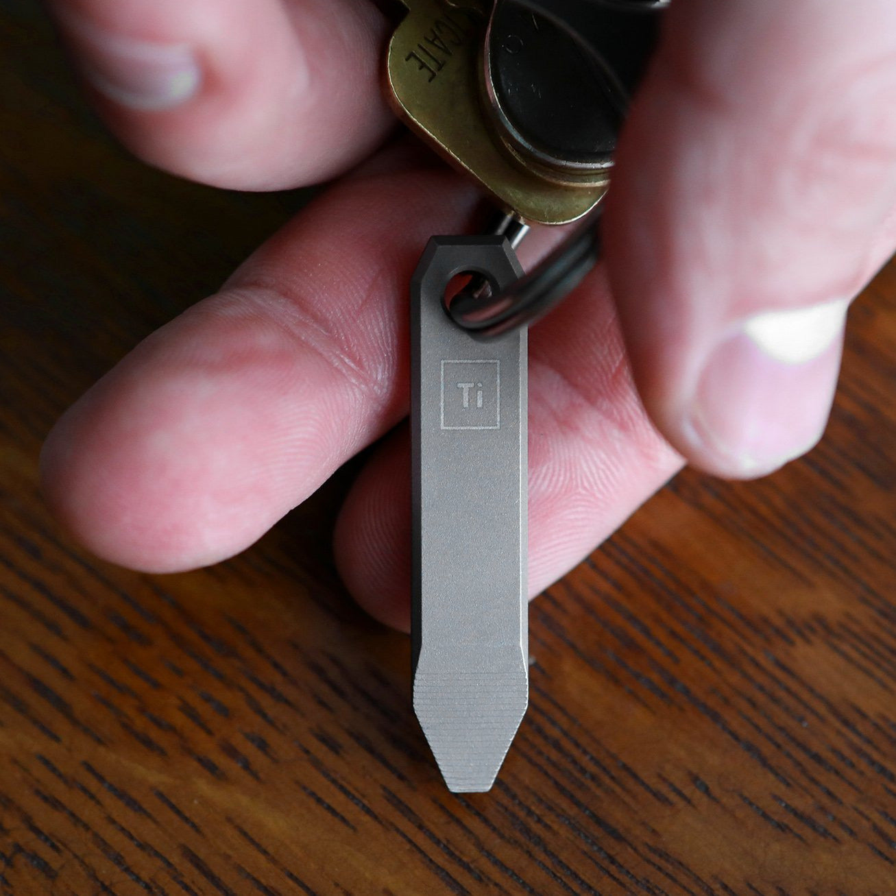 Mini Titanium Pry Bar by Big Idea Design LLC