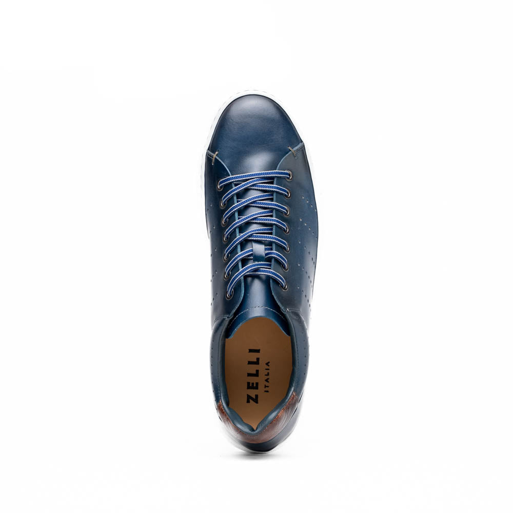 Russo Burnished Italian Calfskin Navy Shoes 65 201 NVY