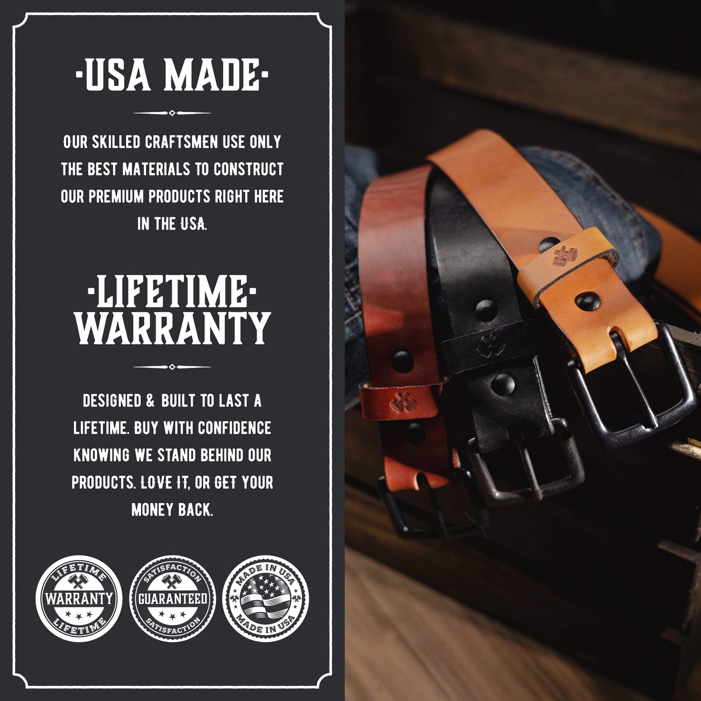 The All American Belt by Main Street Forge
