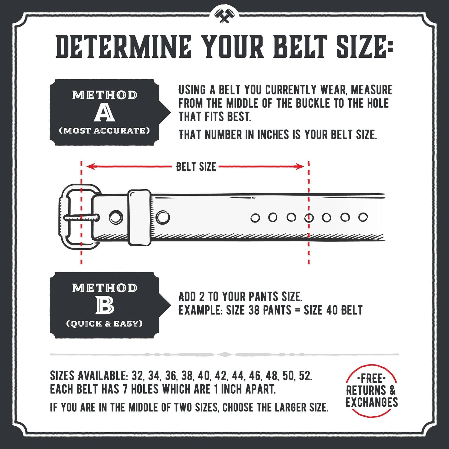The All American Belt by Main Street Forge