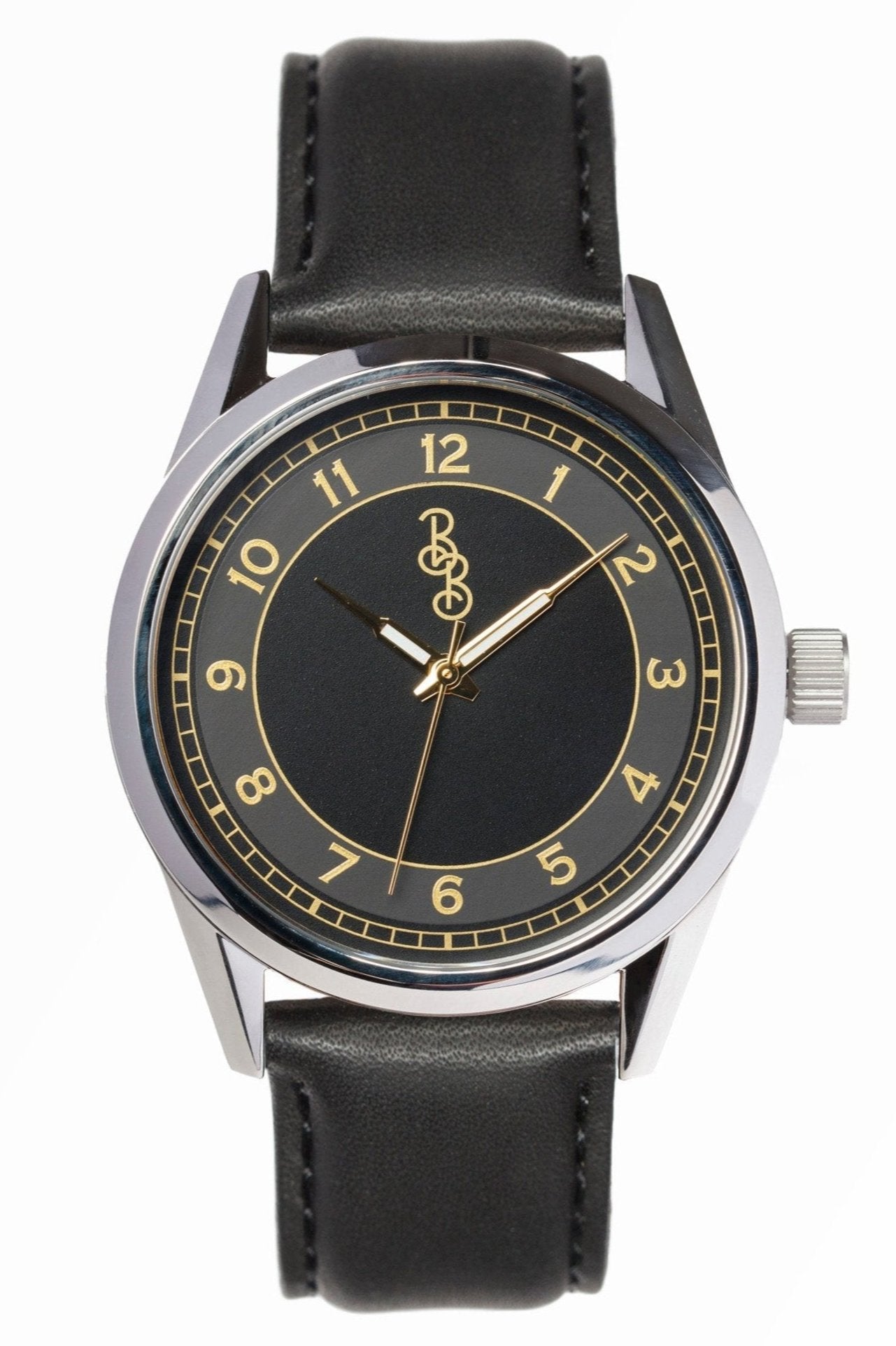 Black and Gold Classic Watch. The Beyond Boring Watch Co. by The Beyond Boring Watch Company
