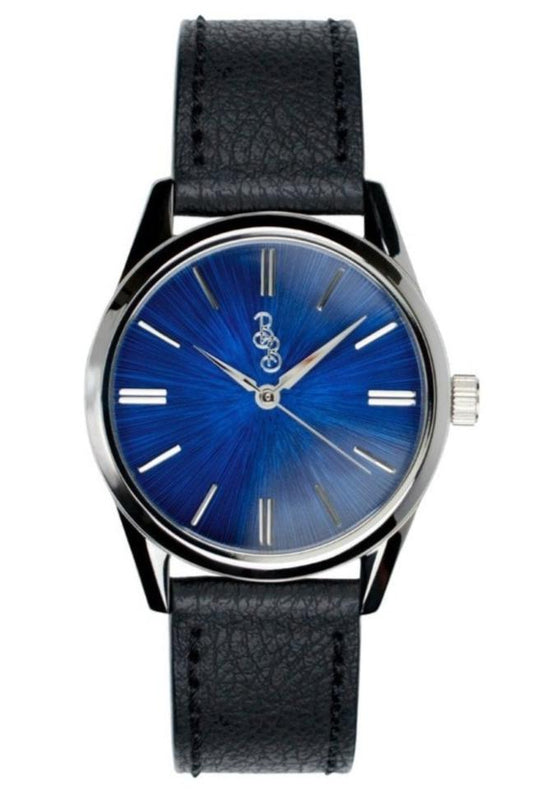 Blue Sunburst Watch by The Beyond Boring Watch Company