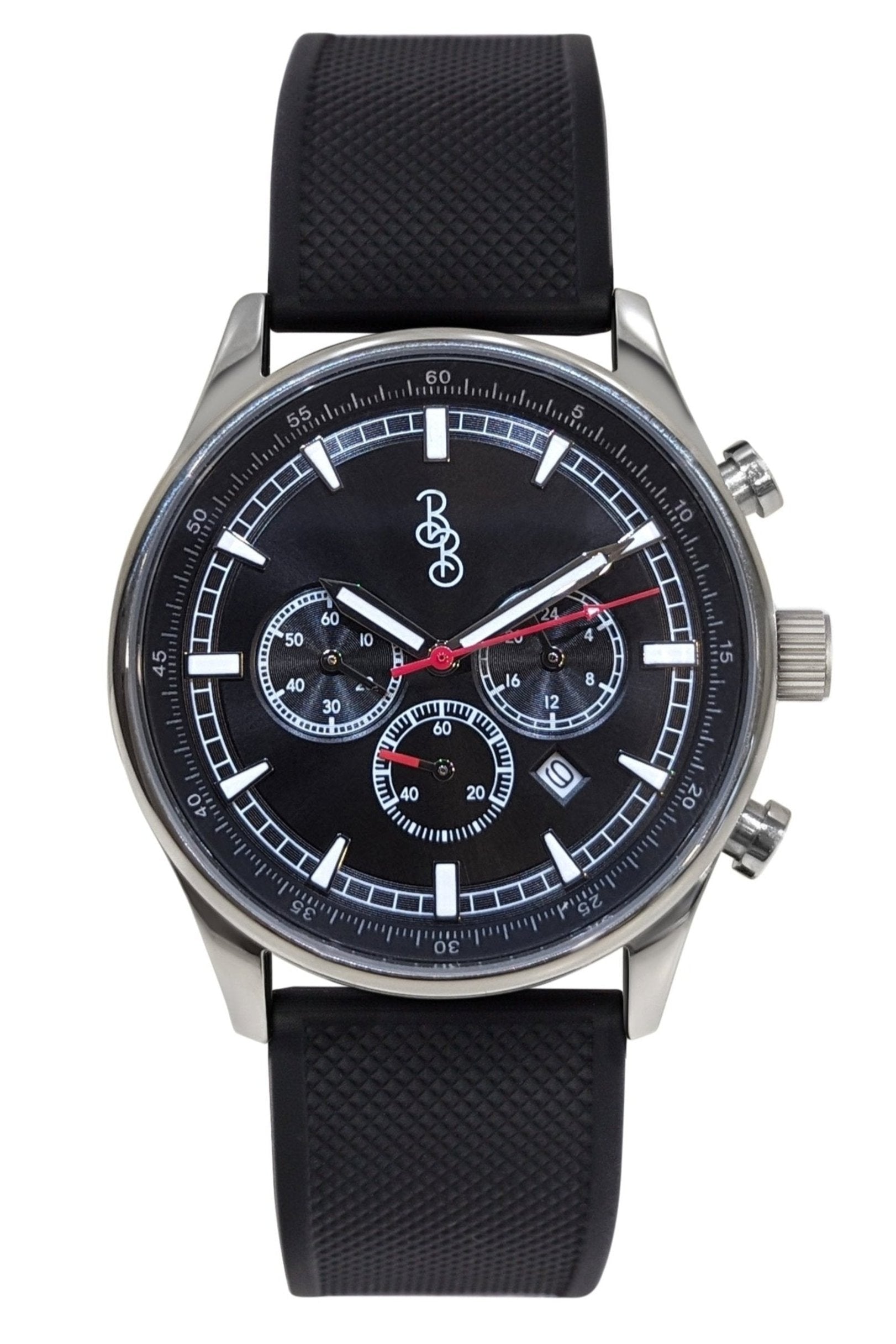 Black Sport Chronograph by The Beyond Boring Watch Company