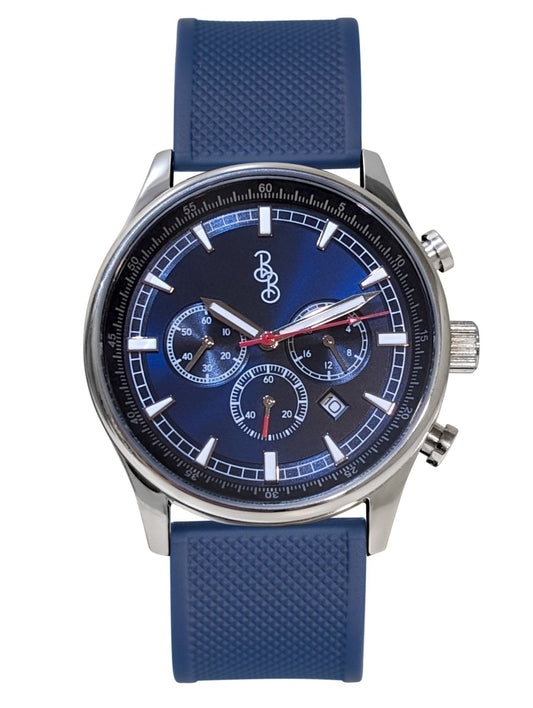 Blue Sport Chronograph by The Beyond Boring Watch Company