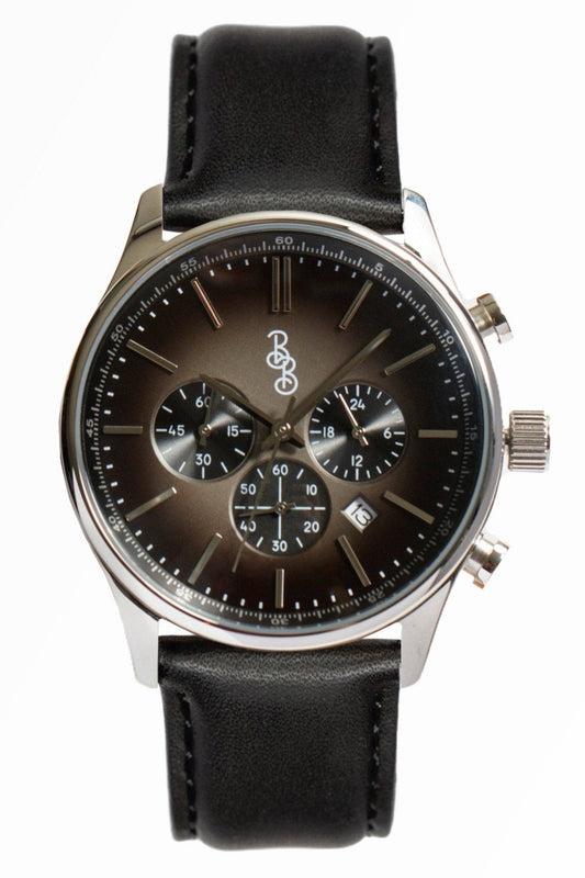Gray Retro Chronograph by The Beyond Boring Watch Company