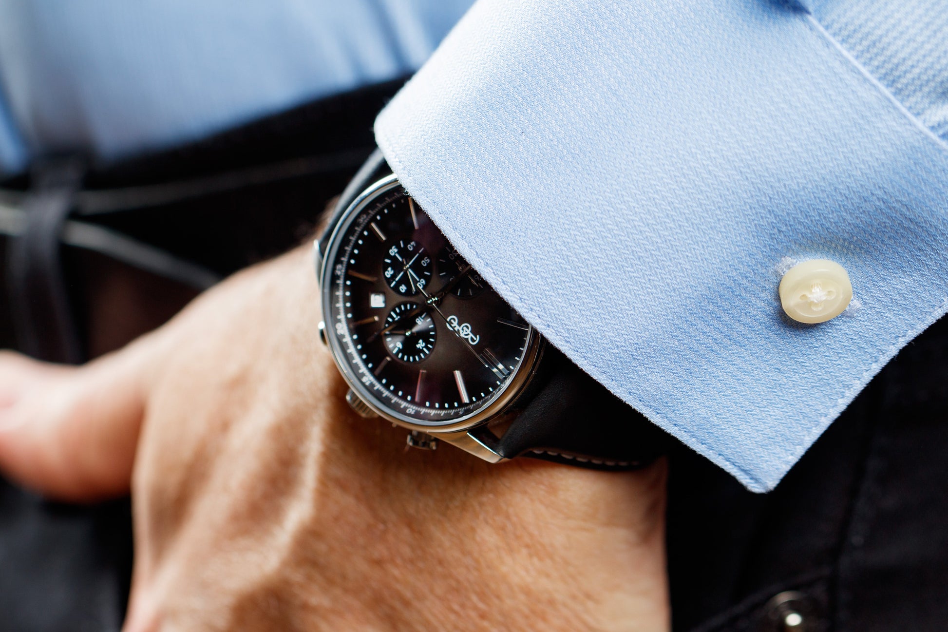 Gray Retro Chronograph by The Beyond Boring Watch Company