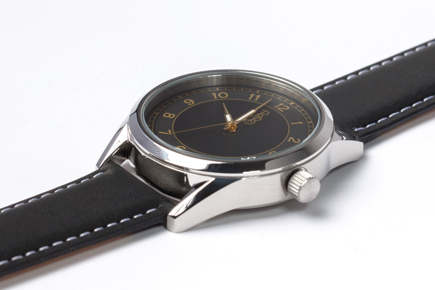 Black and Gold Classic Watch. The Beyond Boring Watch Co.