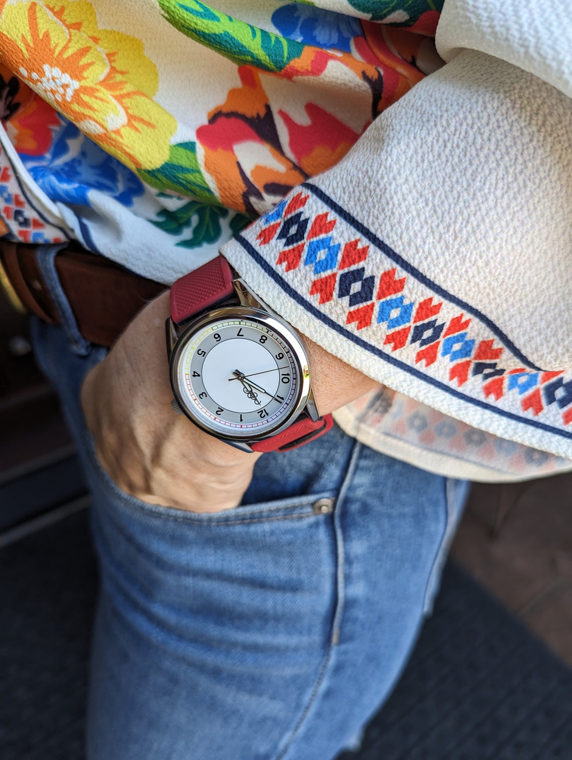 Rainbow Classic Watch by The Beyond Boring Watch Company