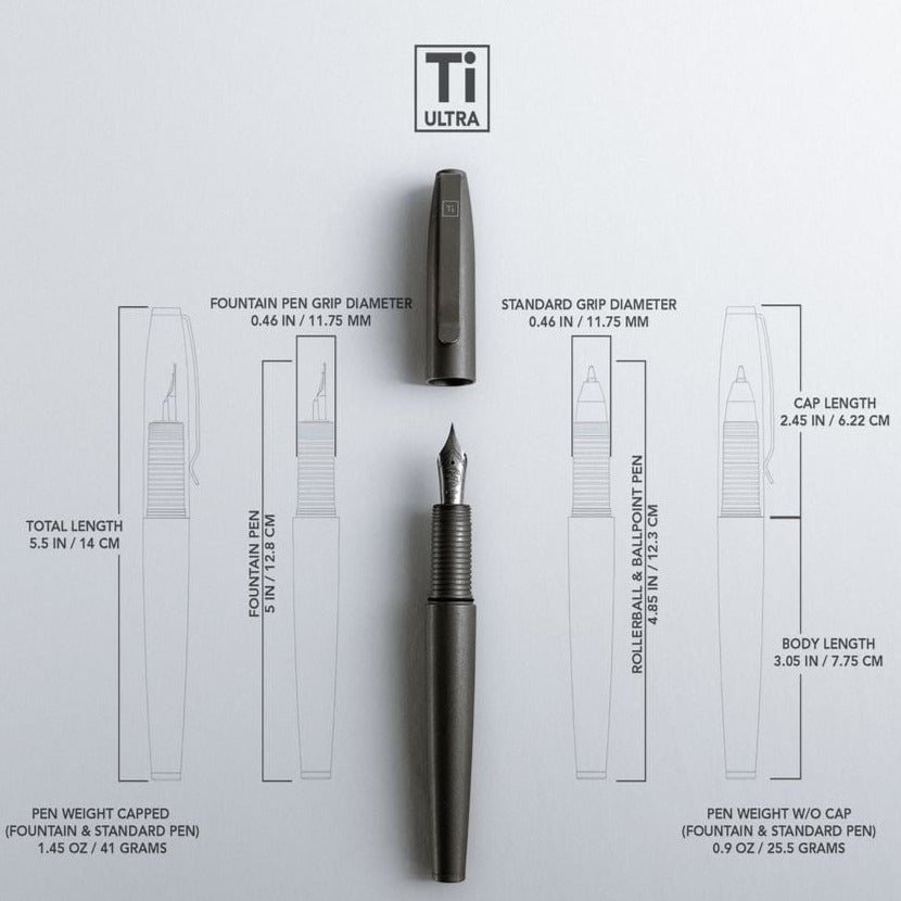 Ti Ultra Pen by Big Idea Design LLC