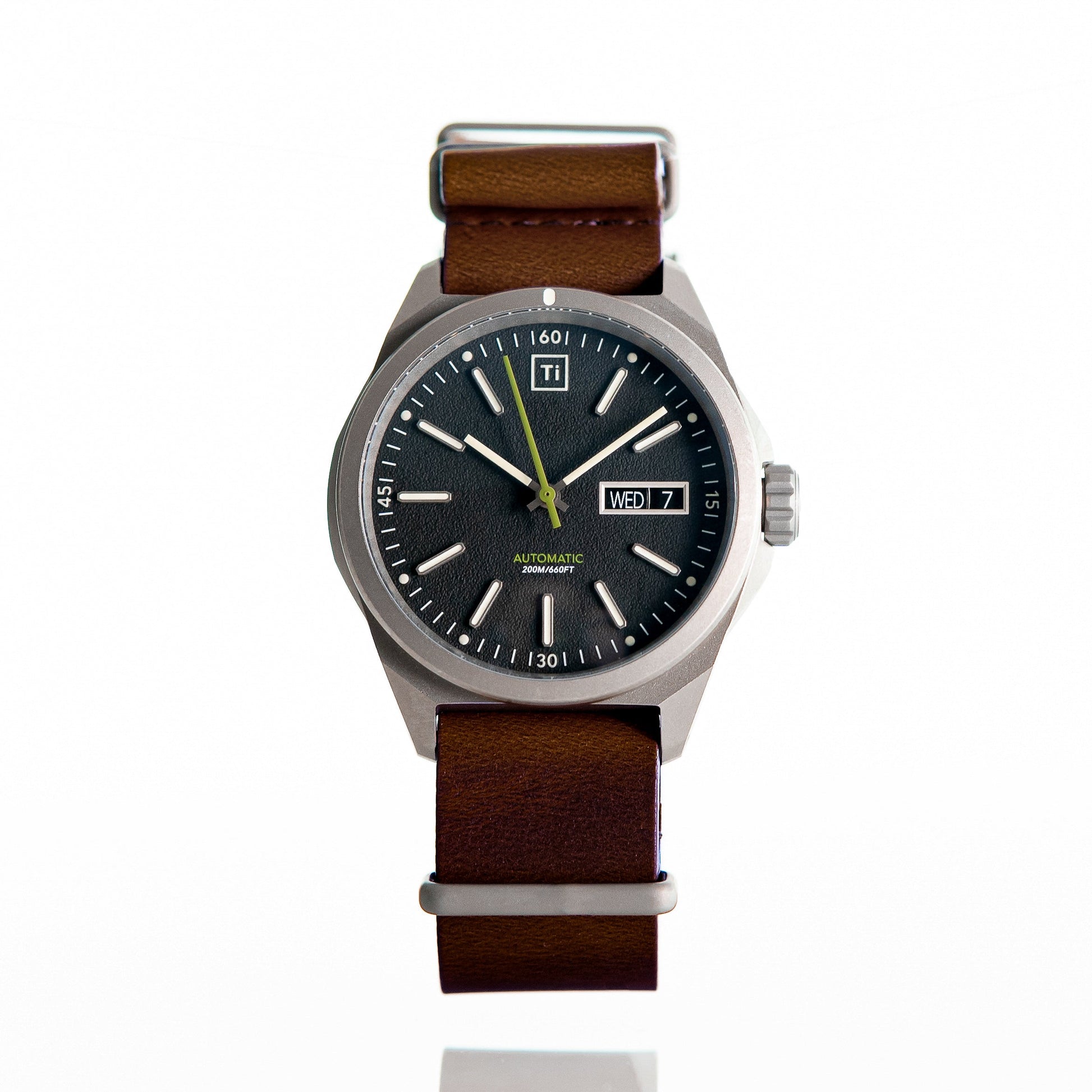 Ti Field Watch / Automatic / Stonewashed by Big Idea Design LLC