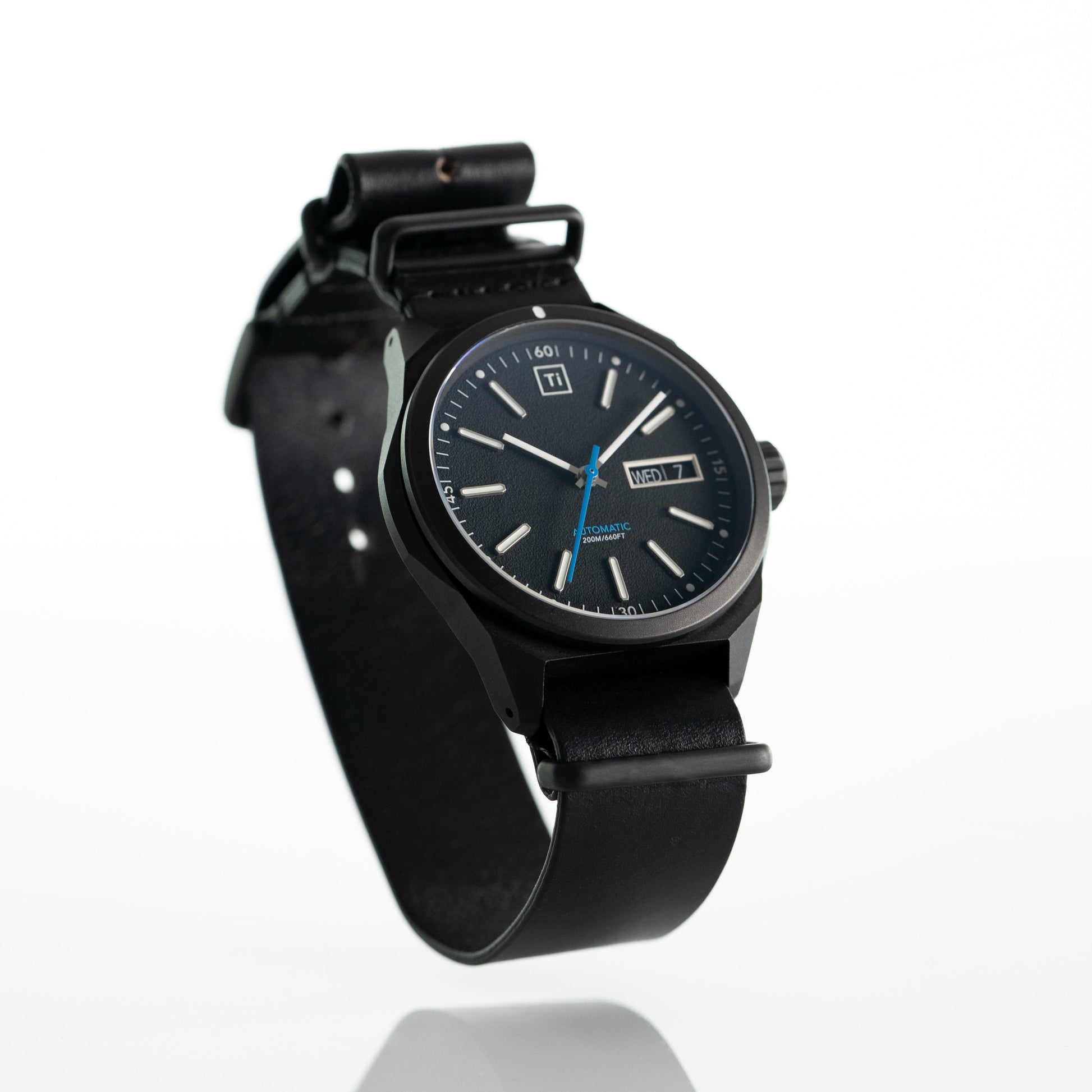 Ti Field Watch / Automatic / Black by Big Idea Design LLC