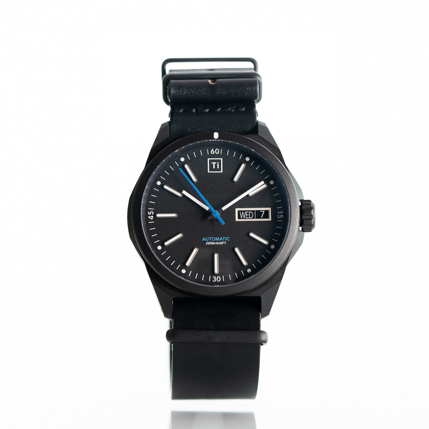 Ti Field Watch / Automatic / Black by Big Idea Design LLC